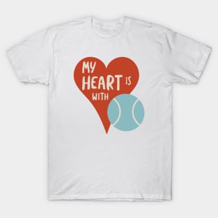 My Heart is with Padel T-Shirt